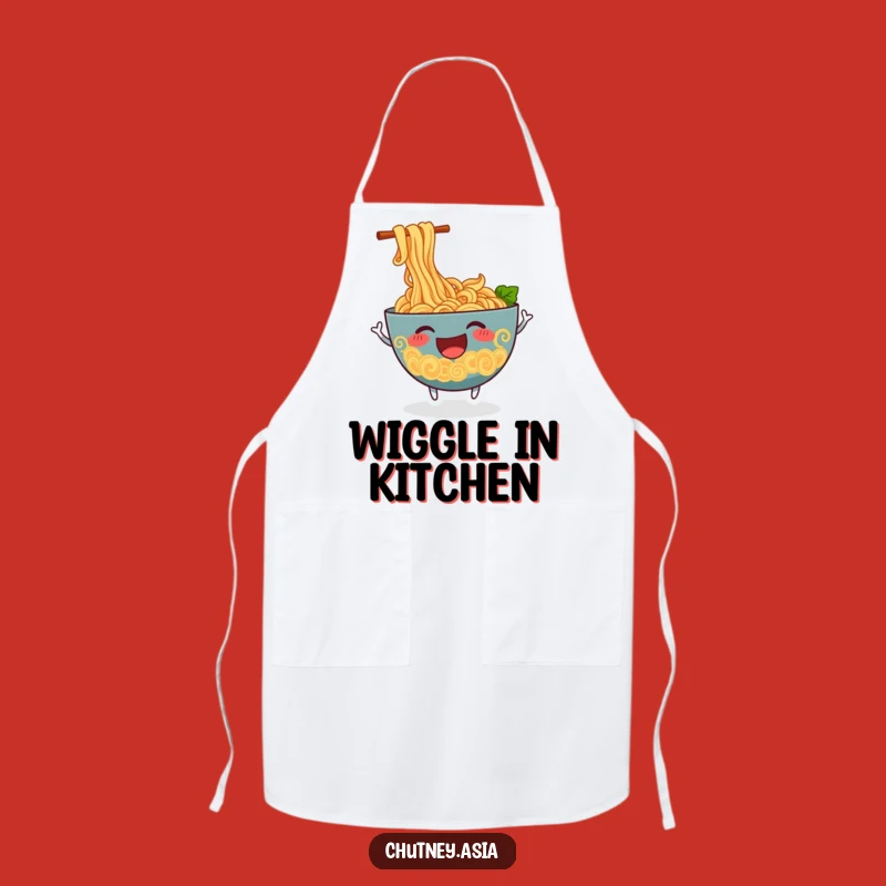 Funny Ramen Wiggle Apron: Cook with Culinary Excitement