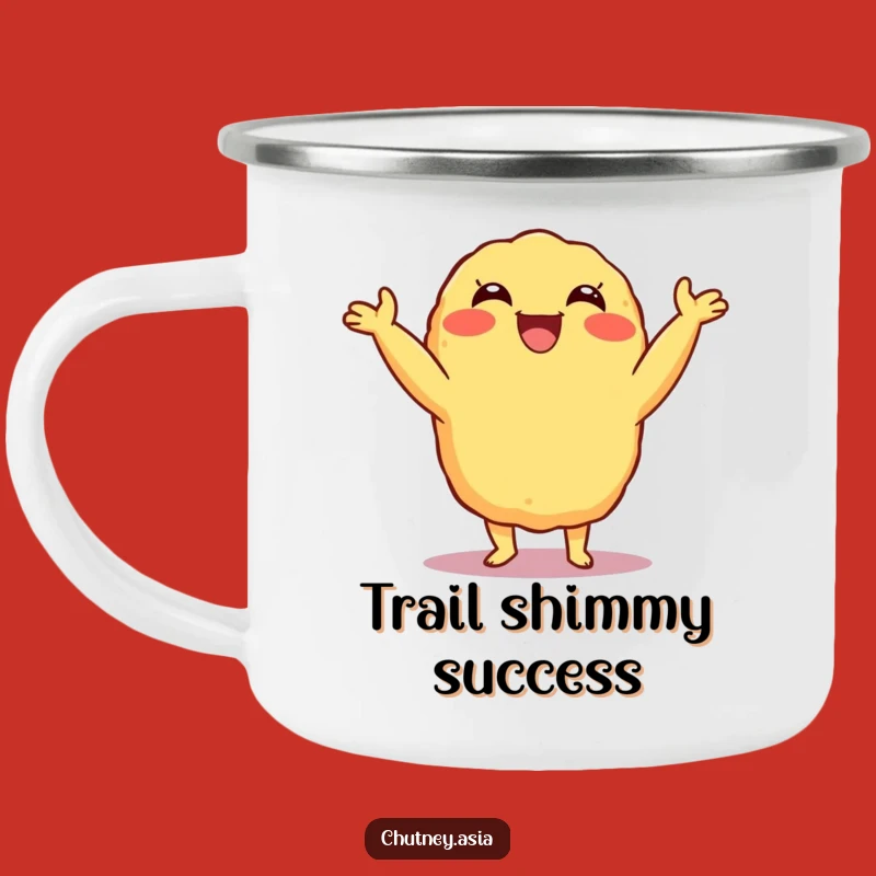 Funny Tempura Shimmy Camping Mug: Enjoy Outdoors with a Grin, Perfect Gift!