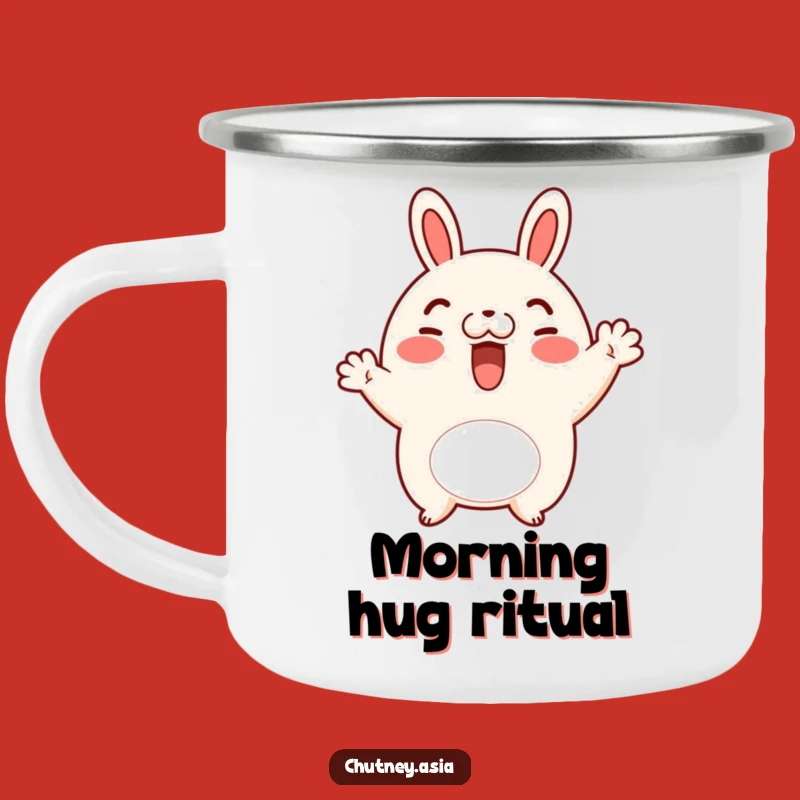 Funny Bao Bun Wave Camping Mug - Adventure Fuel with Adorable Charm