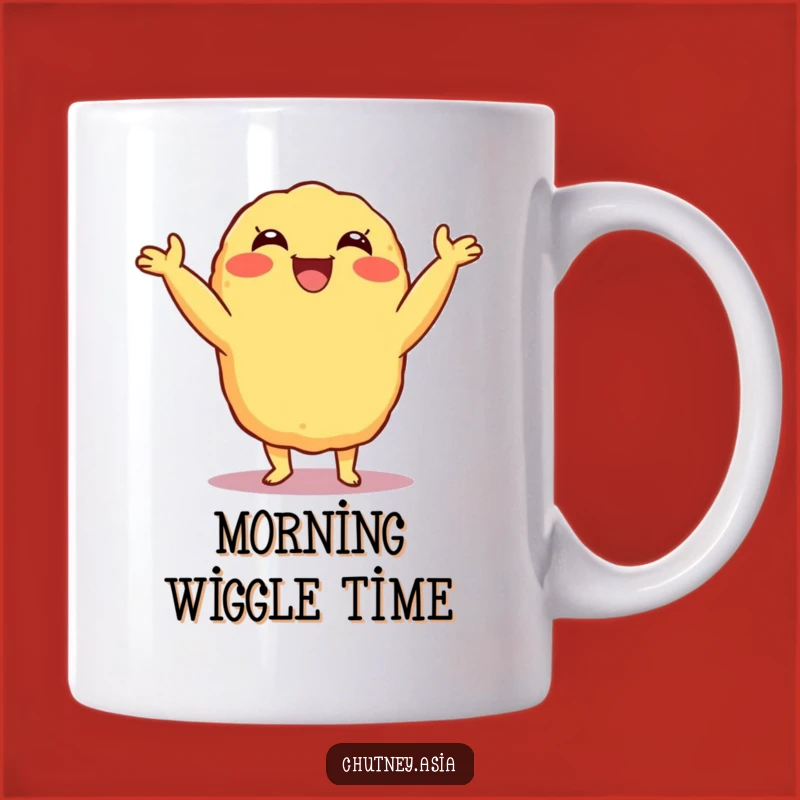 Funny Tempura Shimmy Mug: Grinning Delight for Your Coffee, Perfect Funny Gift!