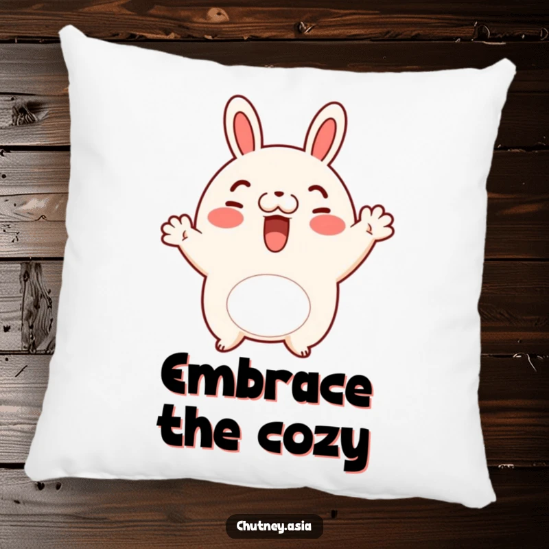 Funny bao bun wave pillow featuring a cheerful bao bun character with rosy cheeks waving hello, perfect for cozy comfort.