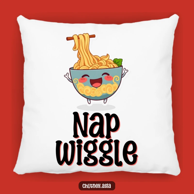 Funny Ramen Wiggle Pillow: Cuddle Up with Comfort Food Fun