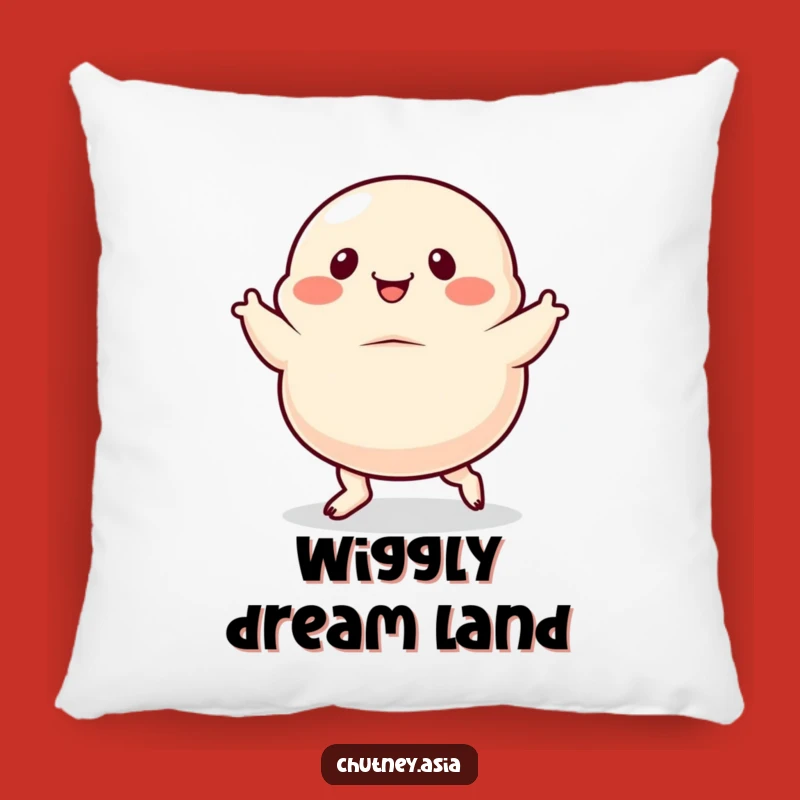 Funny Dumpling Dance Pillow: Cozy Wiggly Feet Dancing, Soft & Snuggly Funny Gift