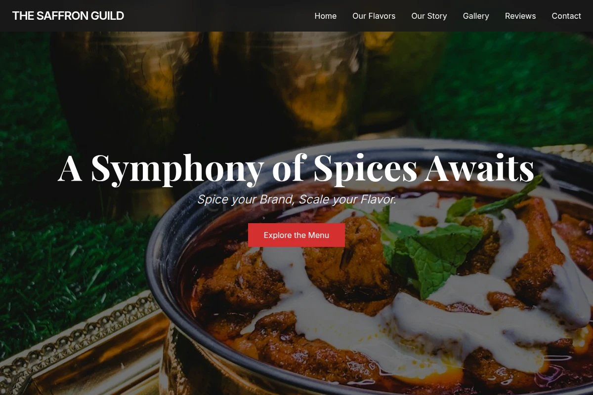 Sizzle Indian Food