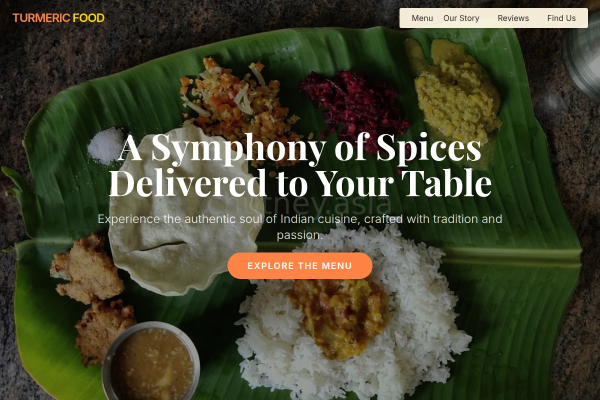 Turmeric Indian Food