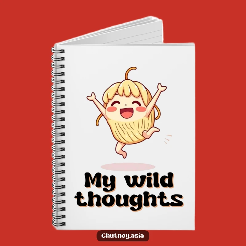 Funny Noodle Cartwheel Notebook: Excited Noodle Journal, Fun Notes, Great Funny Gift!