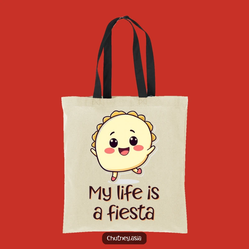 Funny Taco Jump Tote Bag - Stylish and Humorous Carry-All for Food Lovers